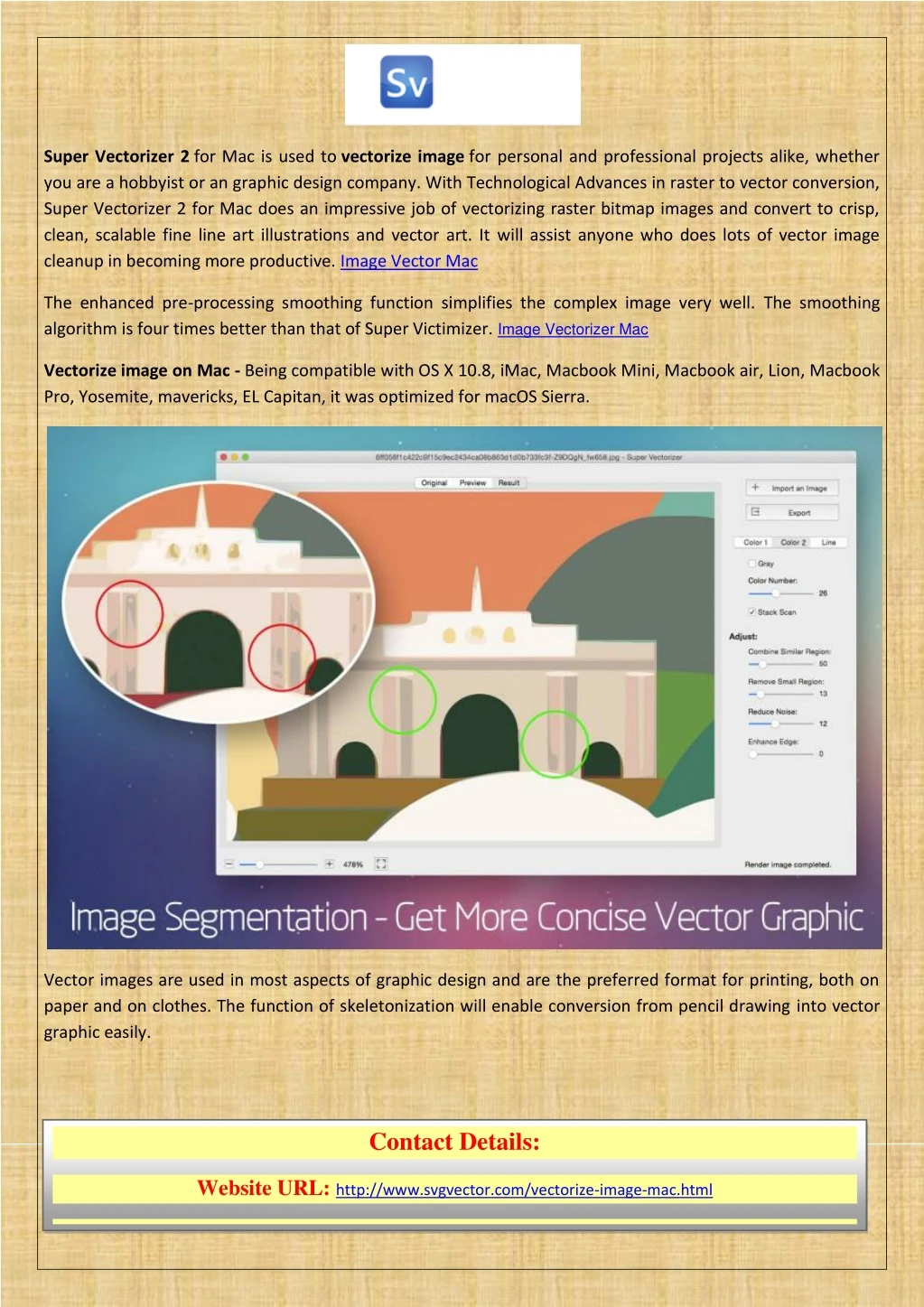 super vectorizer 2 for mac is used to vectorize