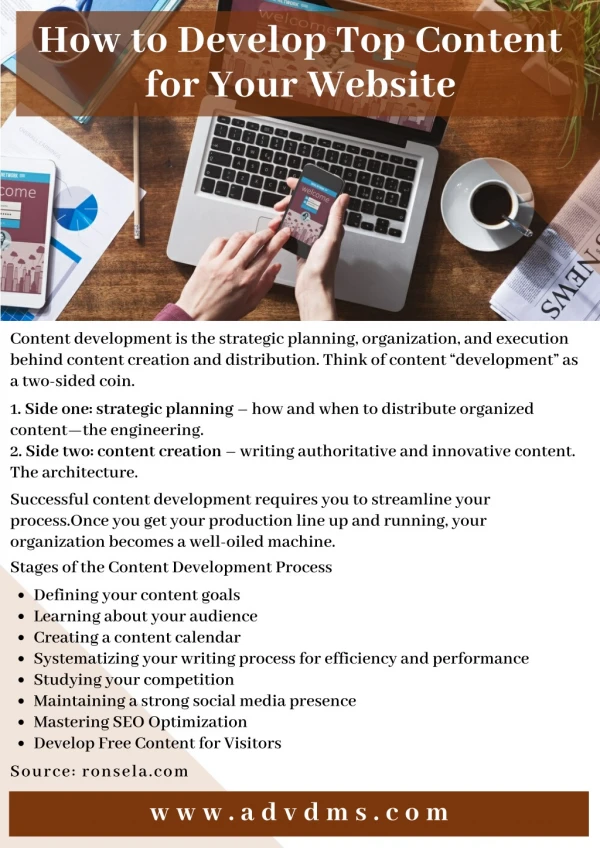 how to develop top content for your website