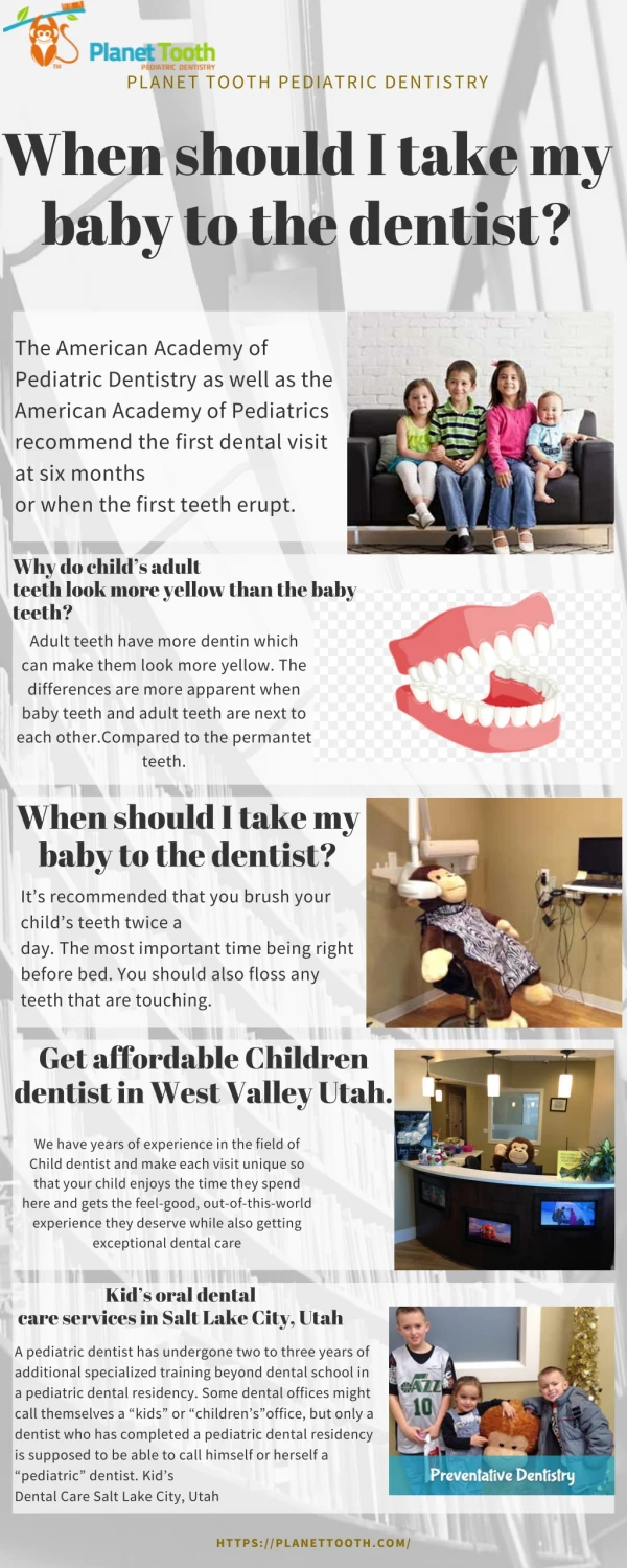 planet tooth pediatric dentistry when should
