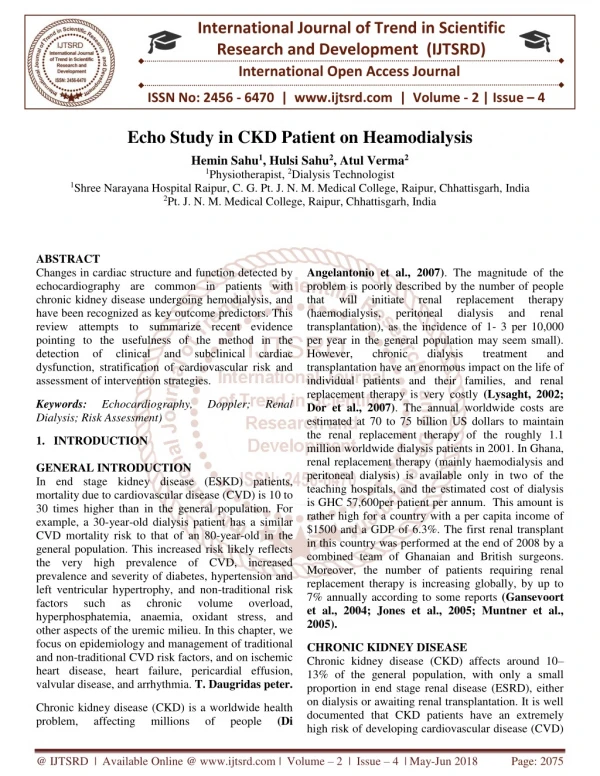 international journal of trend in scientific