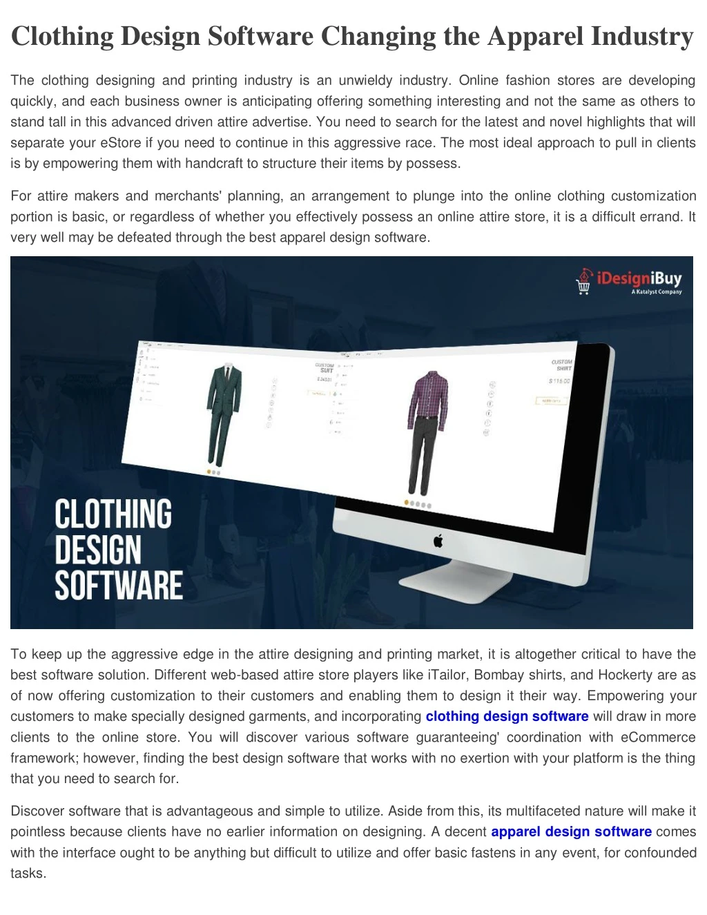 clothing design software changing the apparel