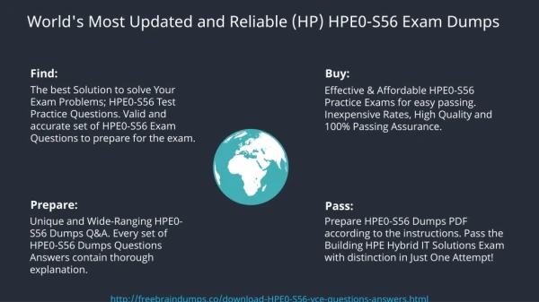 HP-HPE0-S56 Questions - Here's What No One Tells You About HPE0-S56 Dumps