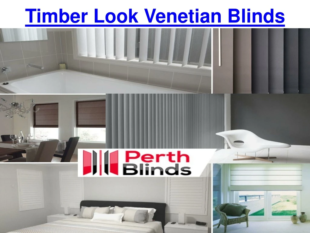 timber look venetian blinds