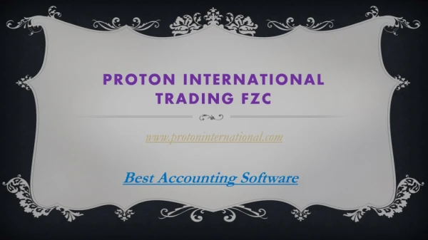 The Best Accounting Software in UAE Solution For All Business