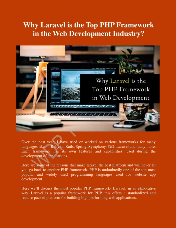 Why Laravel Is The Best PHP Framework?