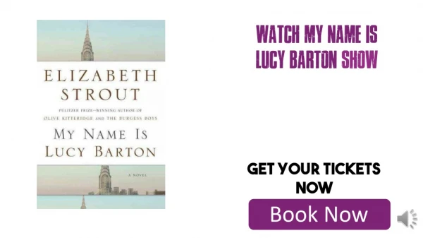 My Name Is Lucy Barton Tickets Cheap