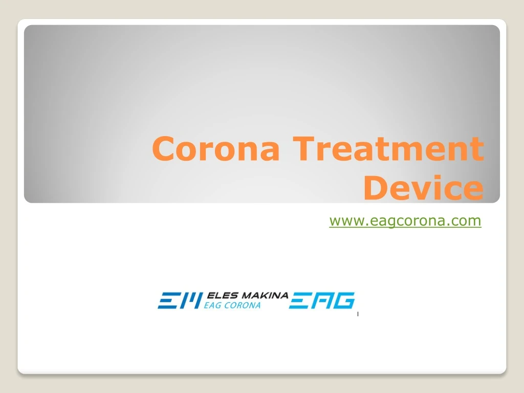 corona treatment