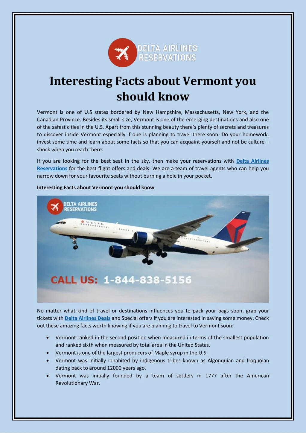 interesting facts about vermont you should know