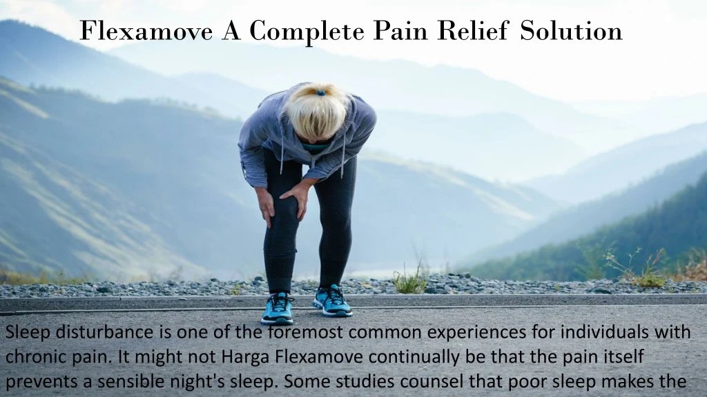 flexamove a complete pain relief solution