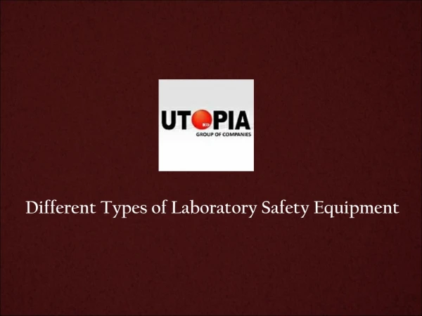 different types of laboratory safety equipment