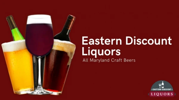 Special Beer of the month in Baltimore MD at Eastern Discount Liquors