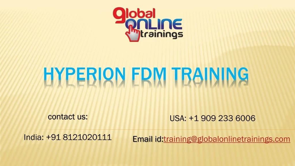 hyperion fdm training