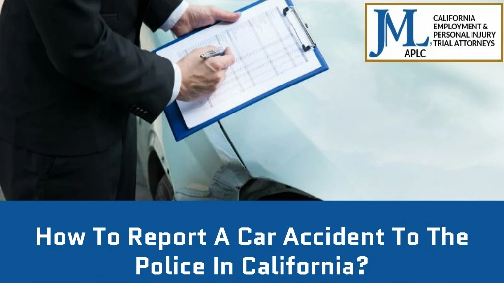 how to report a car accident to the police