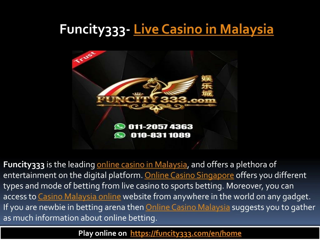 funcity333 live casino in malaysia