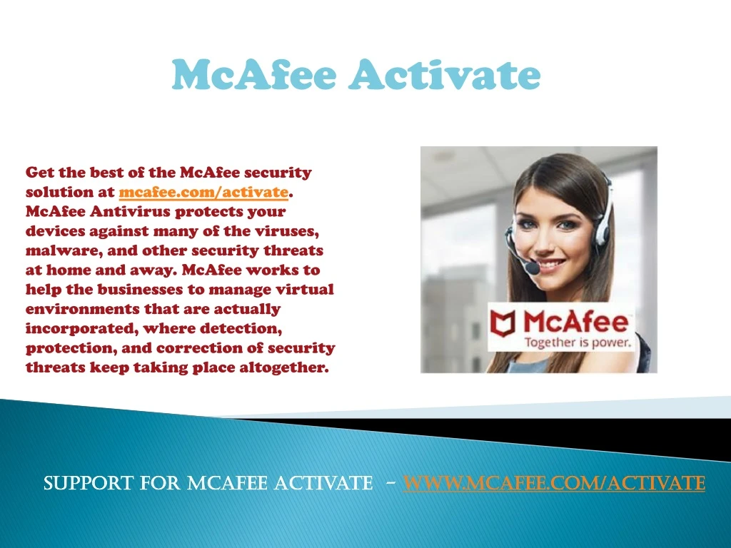 mcafee activate