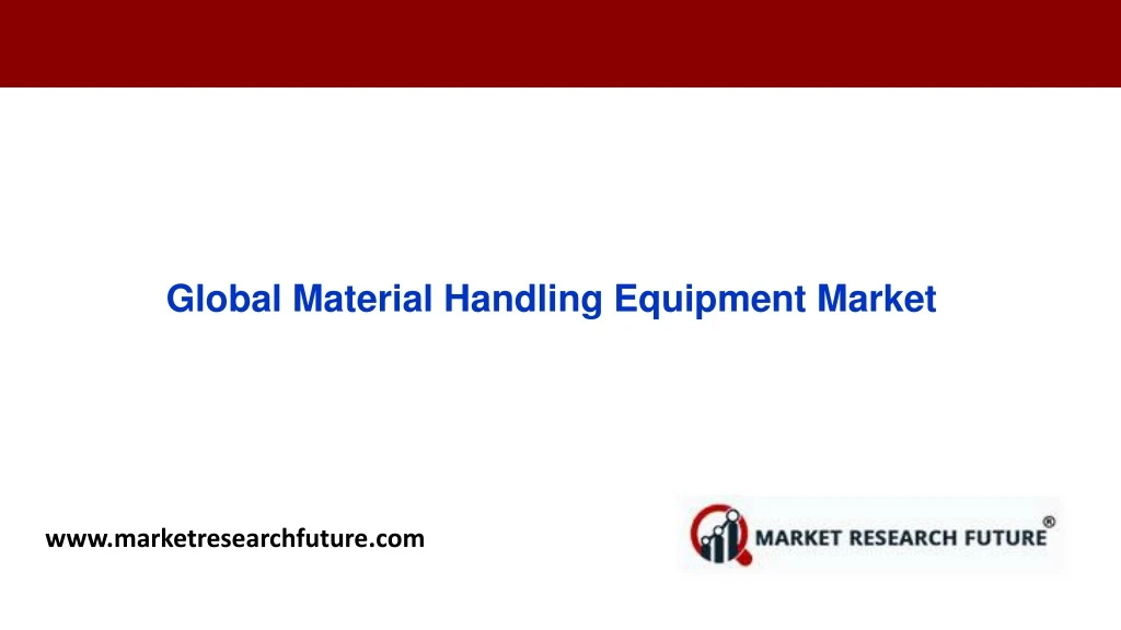 global material handling equipment market