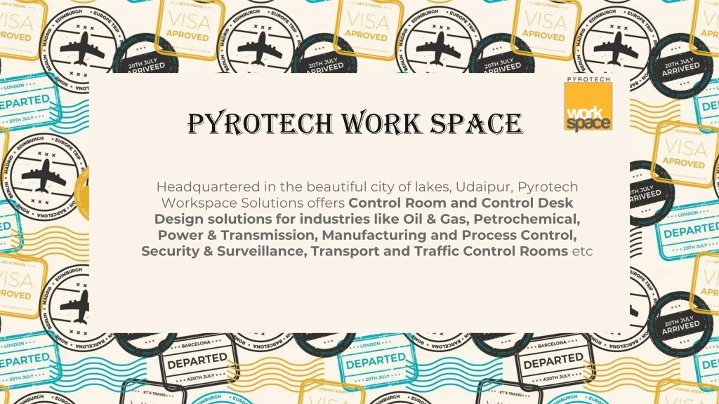 pyrotech work space
