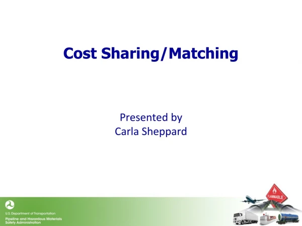 Cost Sharing/Matching Presented by  Carla Sheppard
