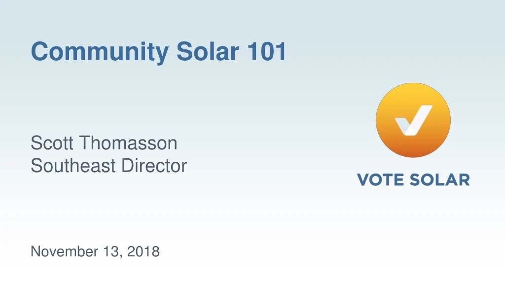 community solar 101
