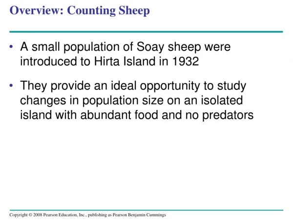 Overview: Counting Sheep