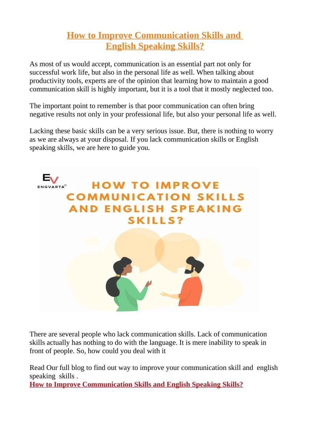how to improve communication skills and english