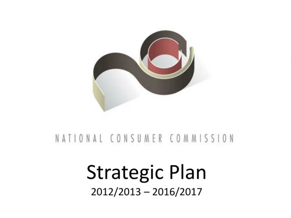 Strategic Plan 2012/2013 – 2016/2017