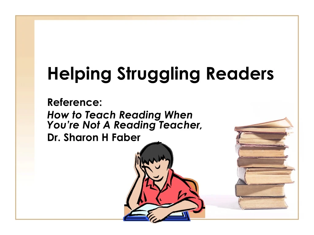 helping struggling readers