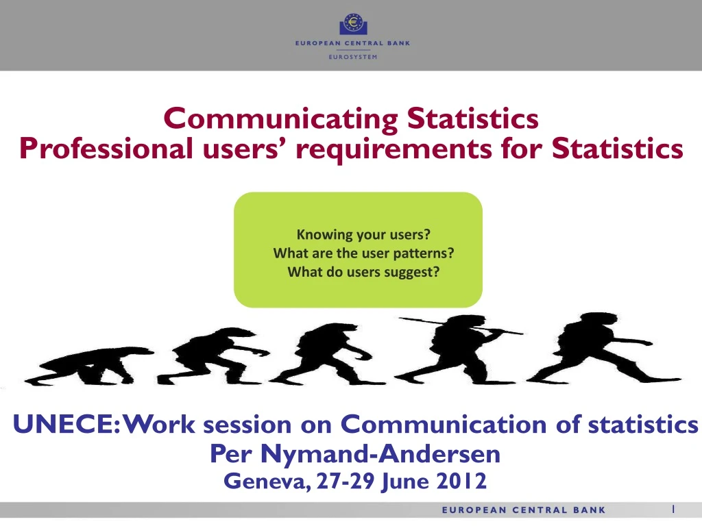 communicating statistics professional users