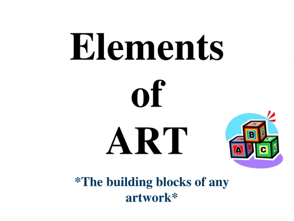 Elements  of  ART