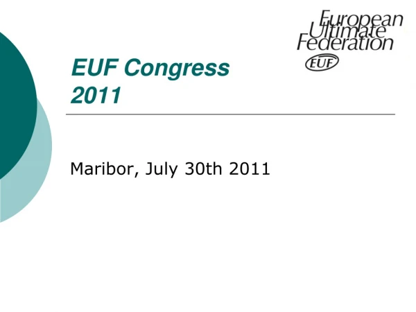 EUF Congress  2011