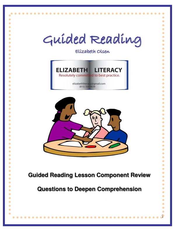 Guided Reading  Elizabeth Olsen