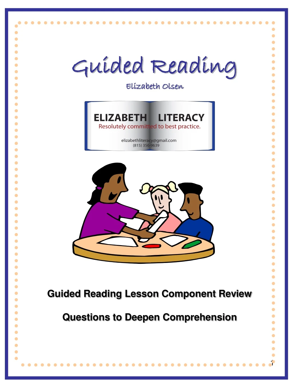 guided reading elizabeth olsen