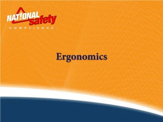 Ergonomics - slide 1