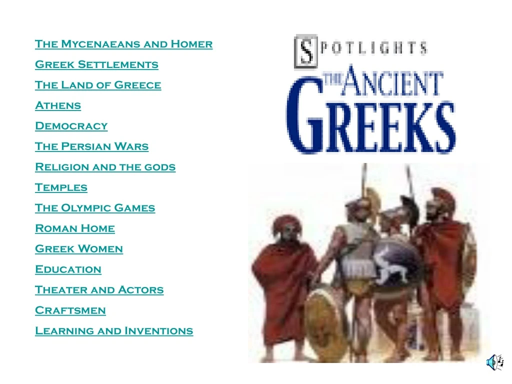 the mycenaeans and homer greek settlements