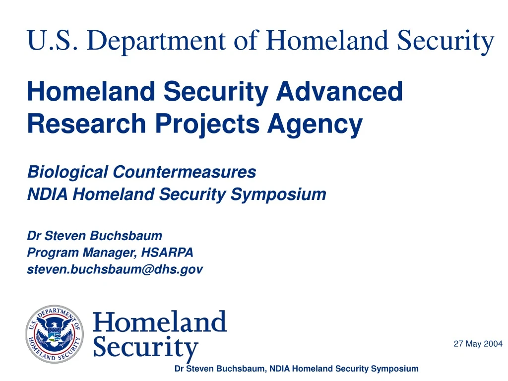 u s department of homeland security