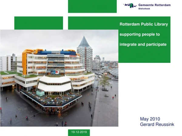 Rotterdam Public Library supporting people to integrate and participate