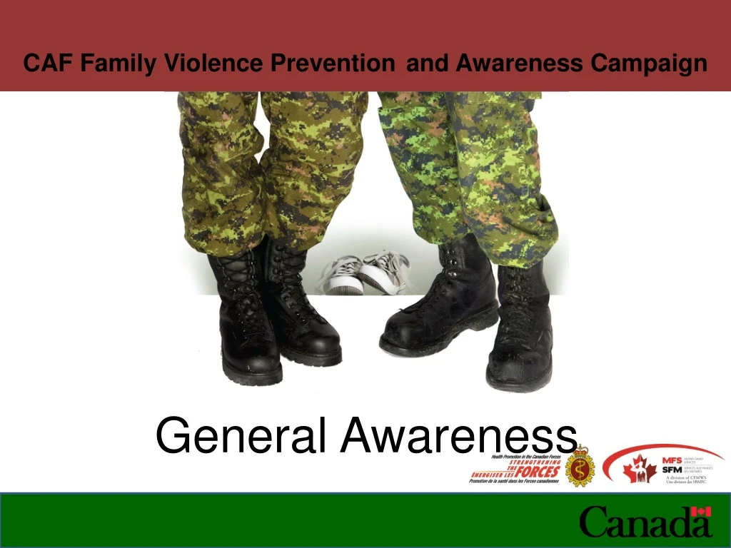 caf family violence prevention and awareness campaign