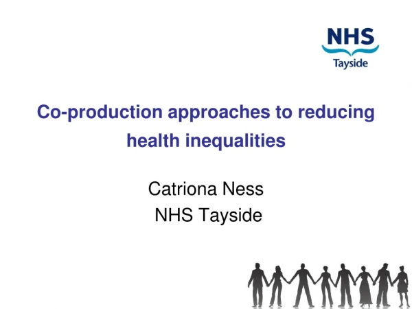 Co-production approaches to reducing health inequalities