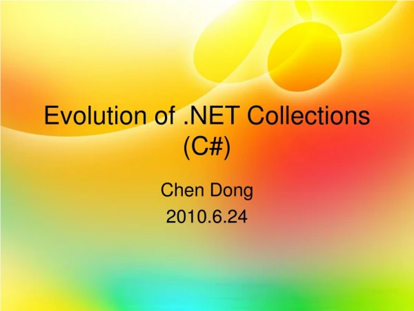 Evolution of .NET Collections (C#)