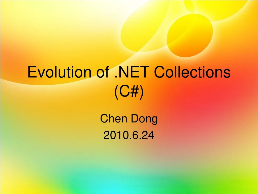 evolution of net collections c