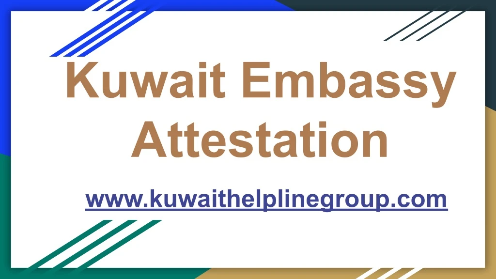 kuwait embassy attestation