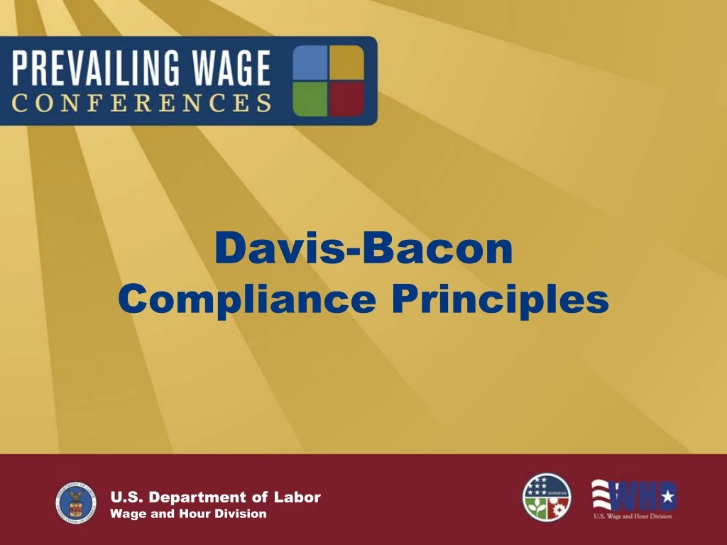 davis bacon compliance principles