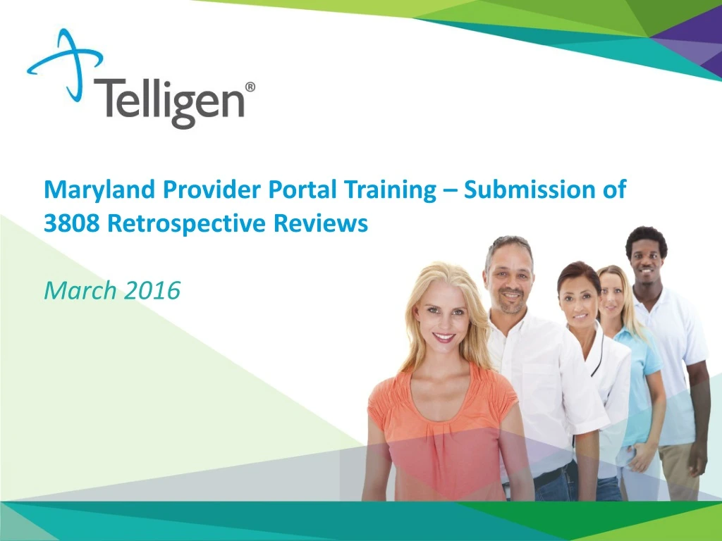 maryland provider portal training submission