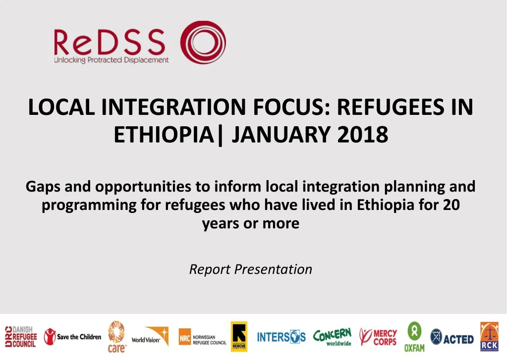 local integration focus refugees in ethiopia