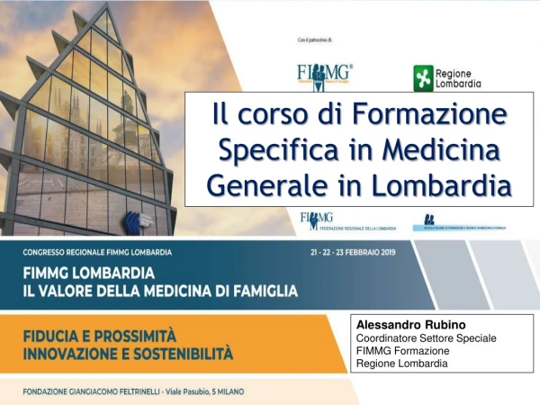Il corso di Formazione Specifica in Medicina Generale in Lombardia