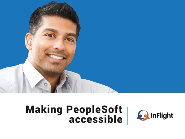 Making PeopleSoft accessible