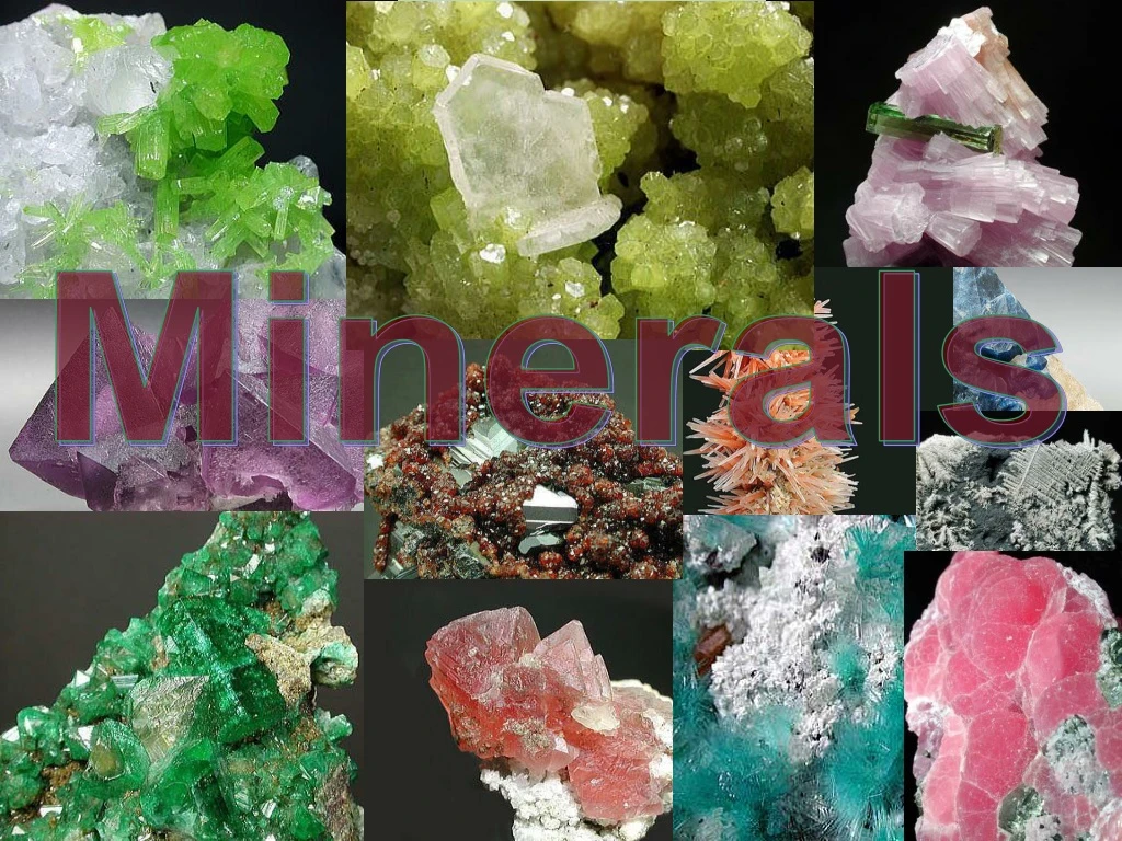 minerals