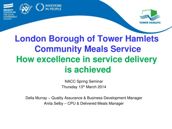 NACC Spring Seminar Thursday 13 th  March 2014