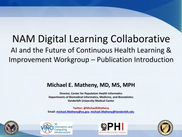 DLC AI &amp; Future of Continuous Health Learning and Improvement Workgroup
