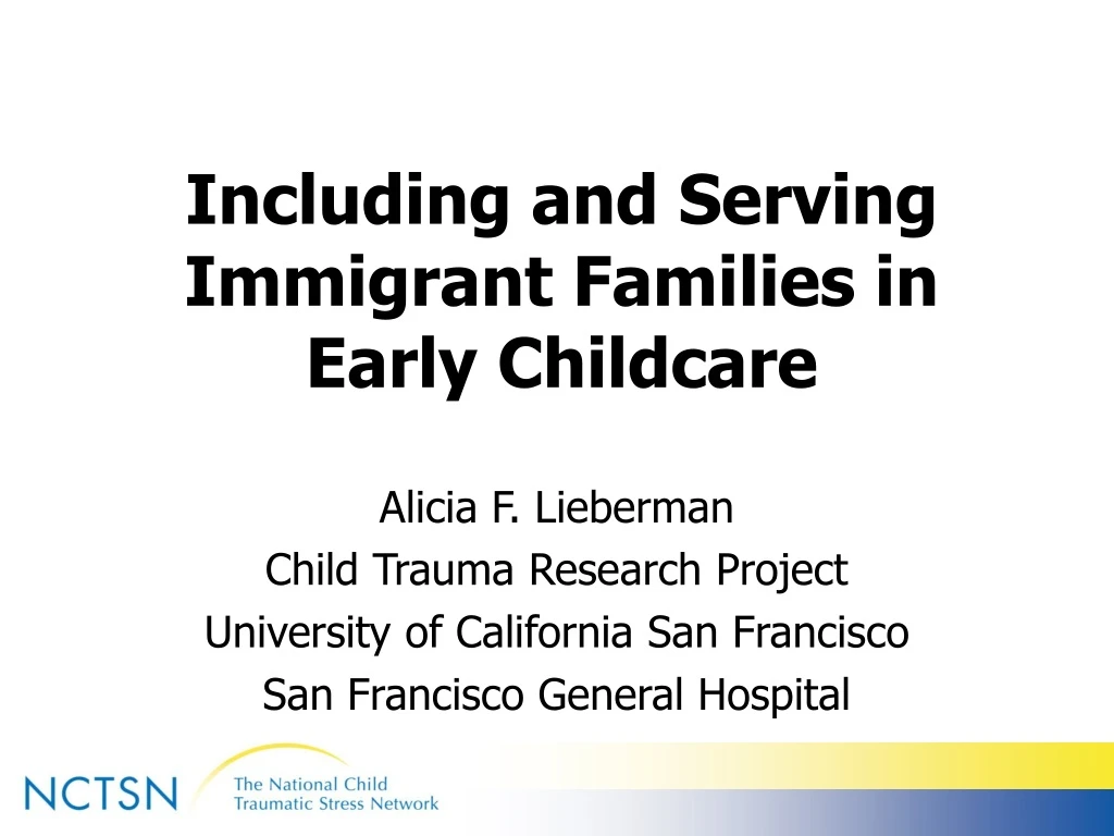 including and serving immigrant families in early childcare